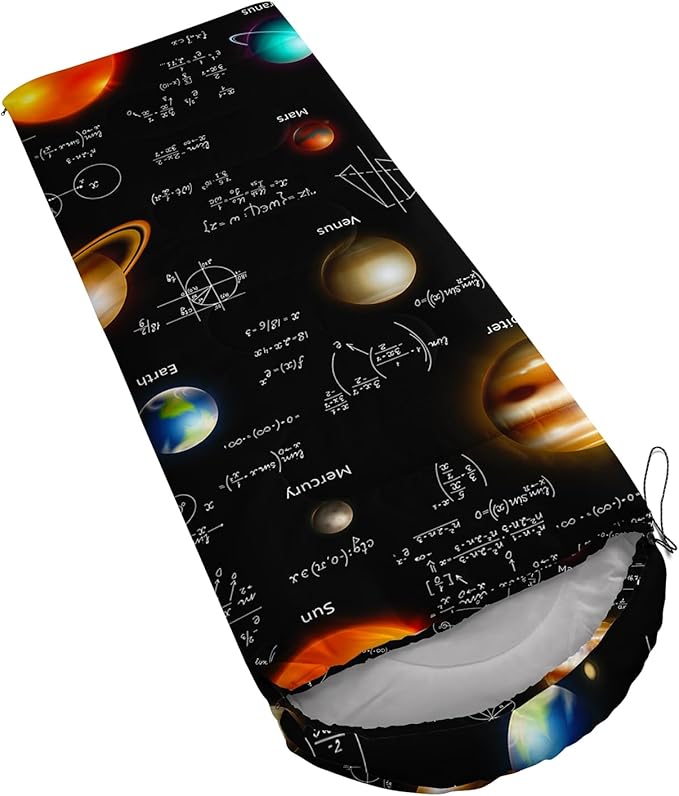 AILONEN Kids Floral Cat Camping Sleeping Bags,Lightweight & Waterproof,3 Season Warm & Cool Weather,Kawaii Kitten Sleeping Bags for Girls Adults,Travelling,Outdoors