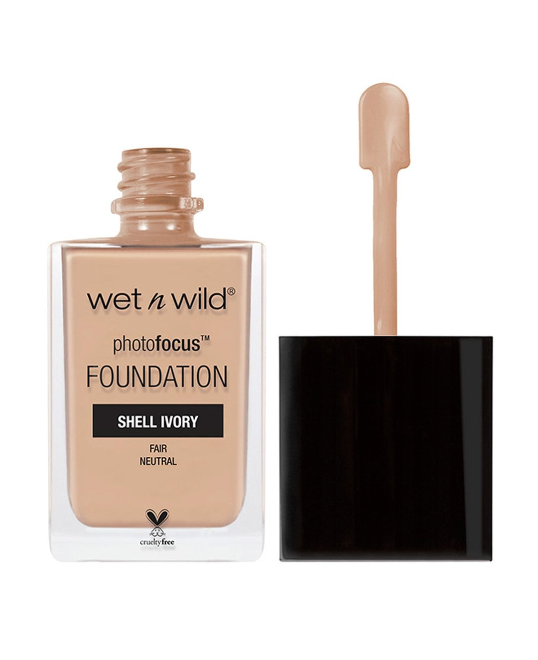 wet n wild Photo Focus Foundation, Shell Ivory, 1 Fluid Ounce