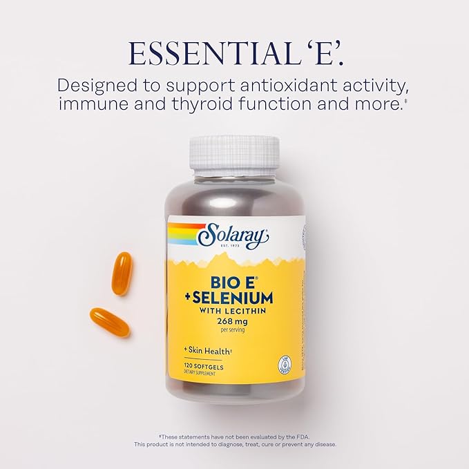 Solaray Bio E with Selenium Supplement, 400iu, 120 Count