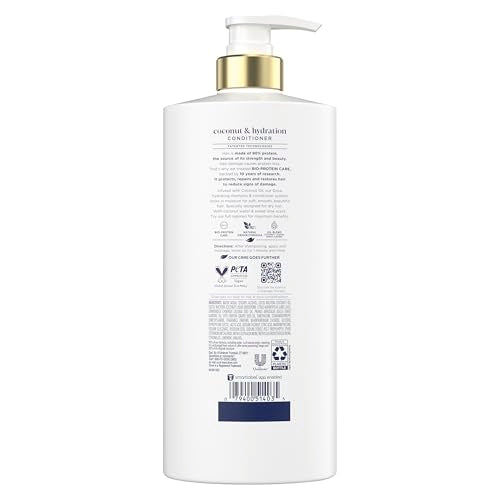 Dove Conditioner Coconut & Hydration for Dry Hair with Bio-Protein Care Technology and Coconut Oil 28 Fl Oz