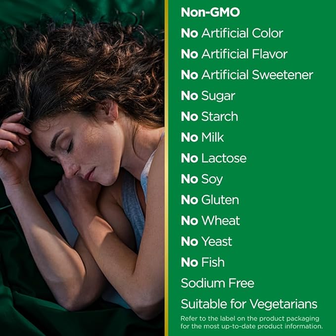 Nature's Bounty Melatonin, 100% Drug Free Sleep Aid, Promotes Relaxation and Sleep Health, 1mg, 180 Tablets (Pack of 2)