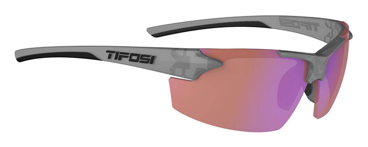 Tifosi Optics Track Sunglasses (Satin Vapor, AC Red)