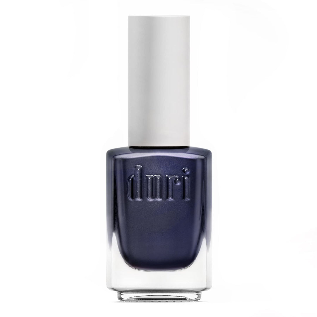 Duri Nail Polish, 761 Glow Up, Deep Purple Blue Metallic Pearl Shimmer, Full Coverage, Shiny Finish, Fast Drying, Long Lasting,