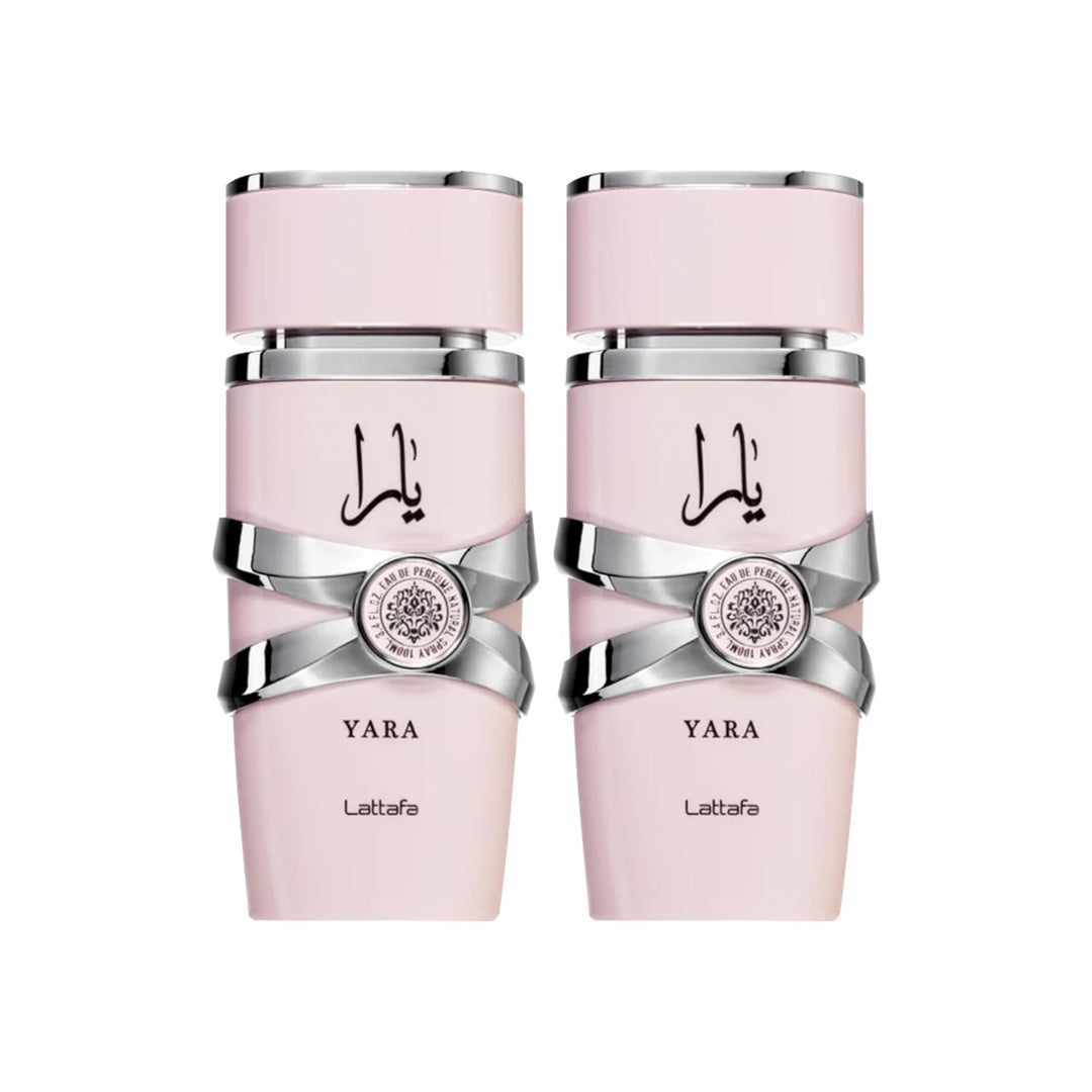 Lattafa Women's Fragrance Bundle | 2 x 3.4 Oz Yara & Yara Candy Eau De Parfum