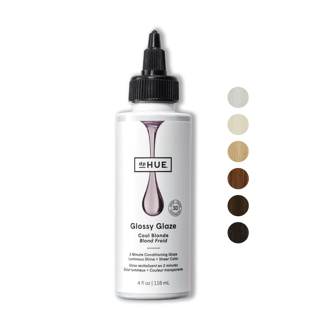 dpHUE Glossy Glaze, Cool Blonde - 4 fl oz - In-Shower Conditioning Glaze for Luminous Shine & Sheer Color - Paraben, SLS & SLES Sulfate Free - Leaping Bunny Certified