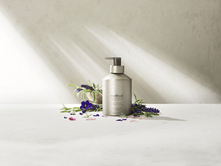 Method Premium Gel Hand Wash, Violet + Lavender, 12 Fl Oz (Pack of 1) Packaging May Vary