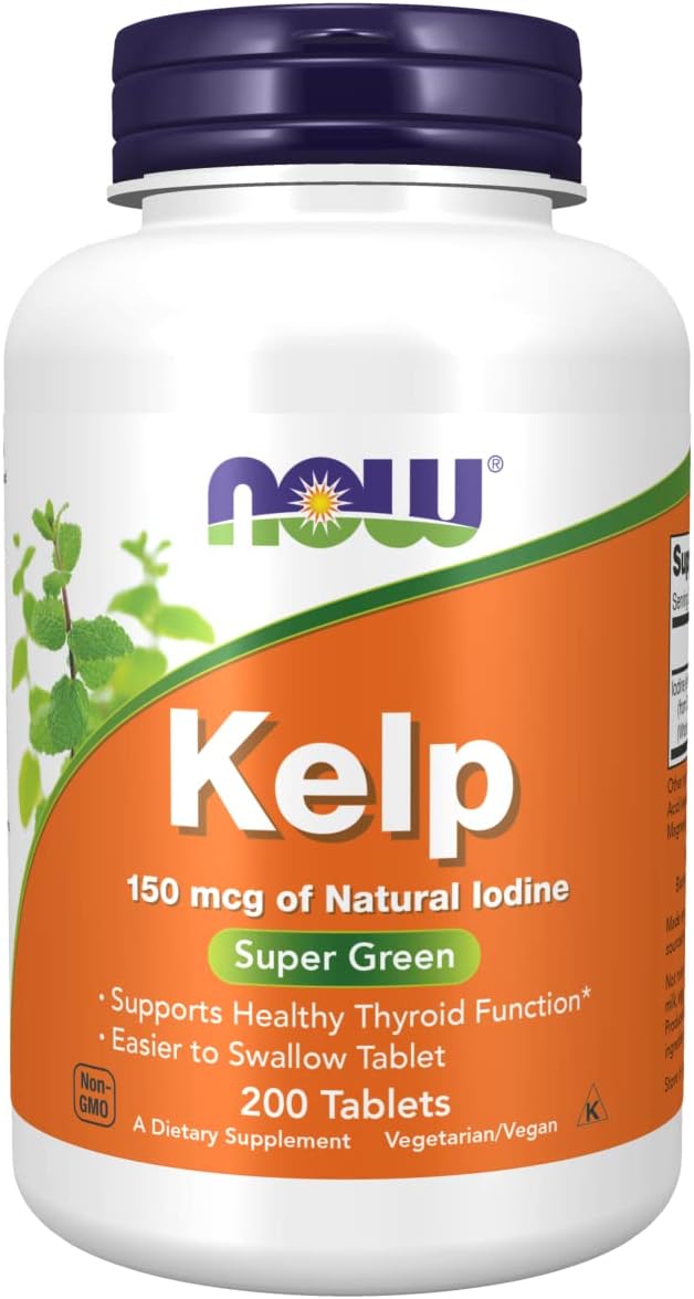 Now Foods Kelp, 150mcg of Natural Iodine, 200 Tablets