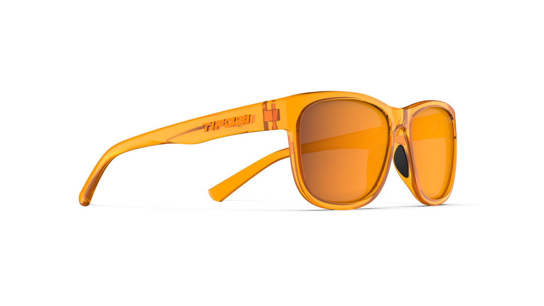 Tifosi Optics Swank XL Sunglasses (Amber Blaze, Atomic Orange Mirror with AR)