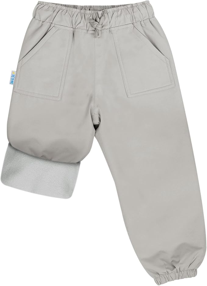 JAN & JUL Waterproof Fleece Lined Snow and Rain Pants for Toddlers and Kids