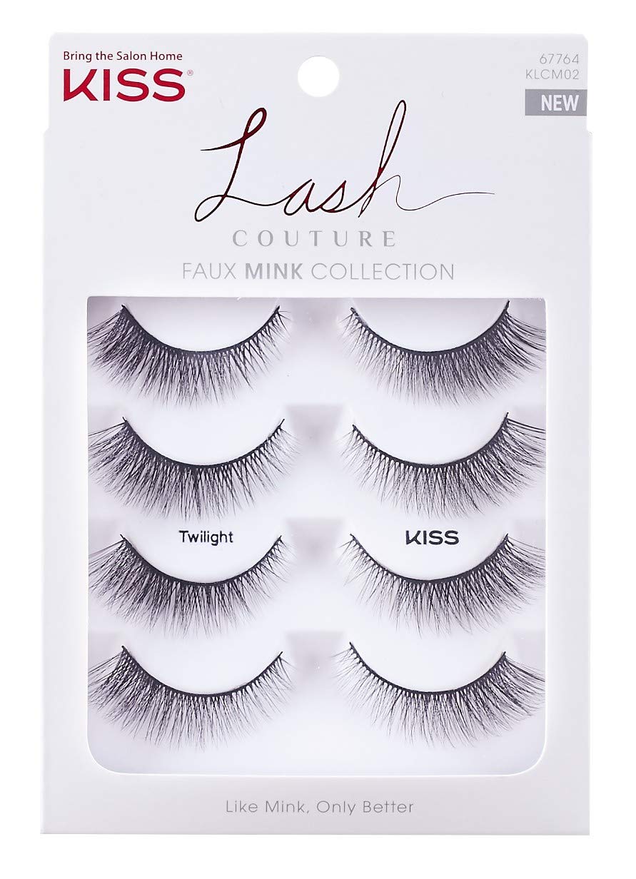Kiss Lash Couture Faux Mink - Twilight Multipack, 4 Count