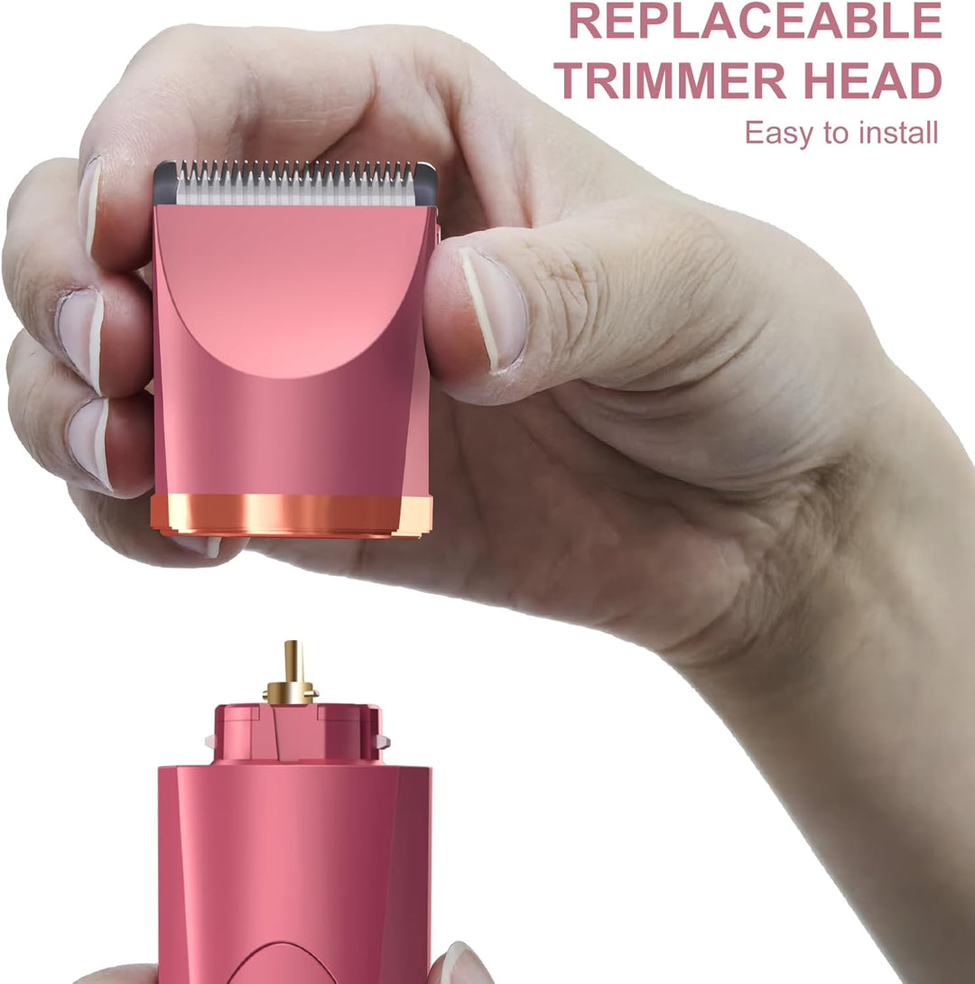 Electric Body Hair Trimmer | Waterproof Groomer for Men & Women | USB Rechargeable