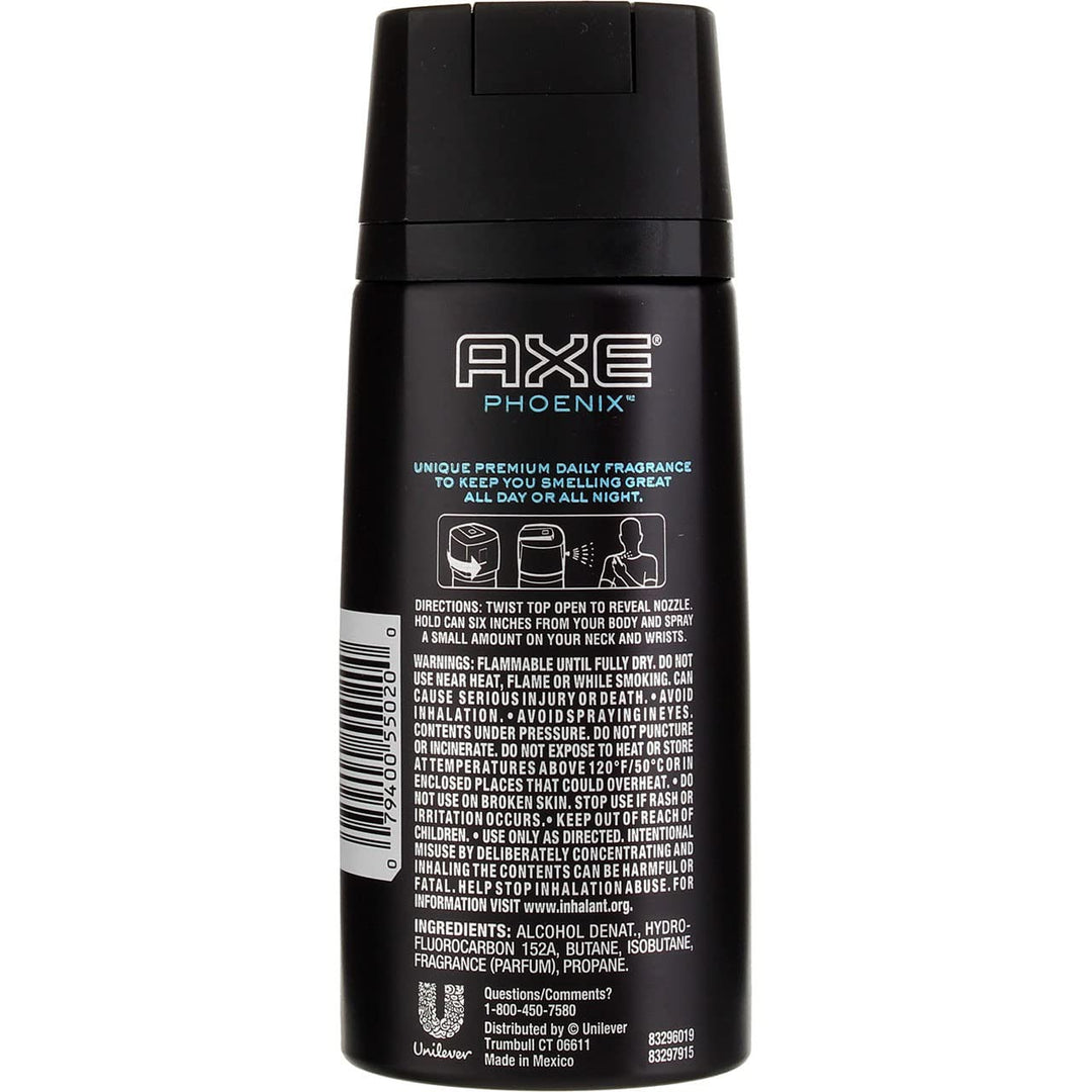 AXE Body Spray for Men - Phoenix - 4 oz