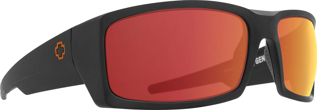 SPY General Dale Jr Matte Blk Happy Gry Grn W/ORG Spectra Mirror