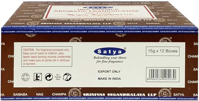 Aromatic Frankinsence Incense Sticks and Incense Stick Holder Bundle Insence Insense Satya Incense