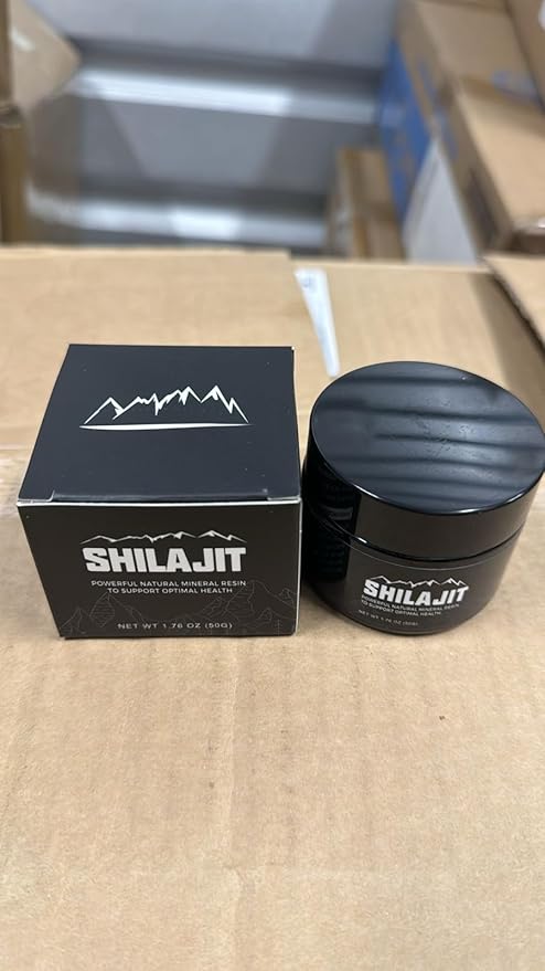 Pure Himalayan Shilajit Resin – High Potency Shilajit for Men & Women, Pure Shilajit for Energy, Vitality, Stamina & Immune Support (50 Grams)