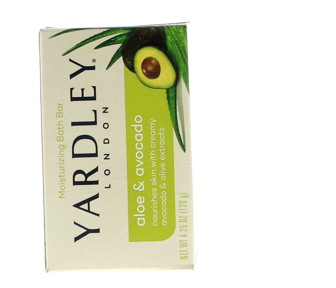 Yardley Aloe Avocado Bath Bar 4oz 2 Pack