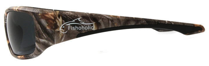 Fishoholic BiFocal - x1.5 x2.0 x2.5 (Reader) - Polarized Bi-Focal Fishing Sunglasses - UV400 Great Fishing Gift for Father Dad (2.5-CAMO-MB)