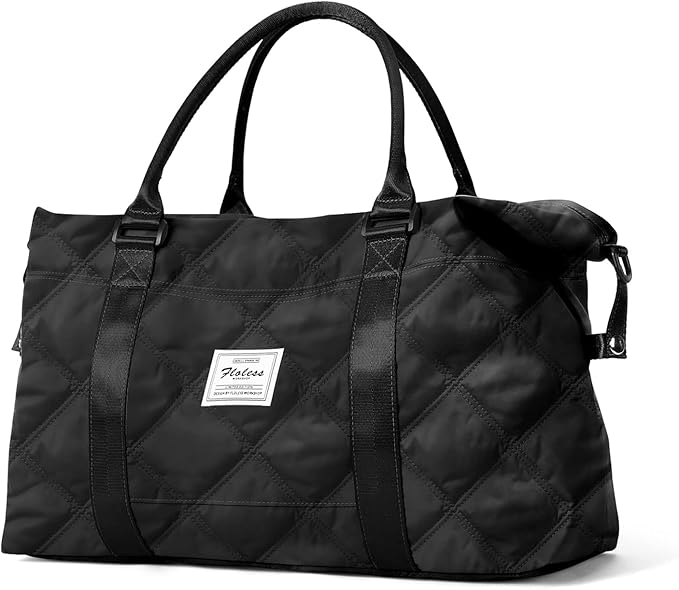 Travel Duffel Bag,Sports Tote Gym Bag,Shoulder Weekender Overnight Bag for Women