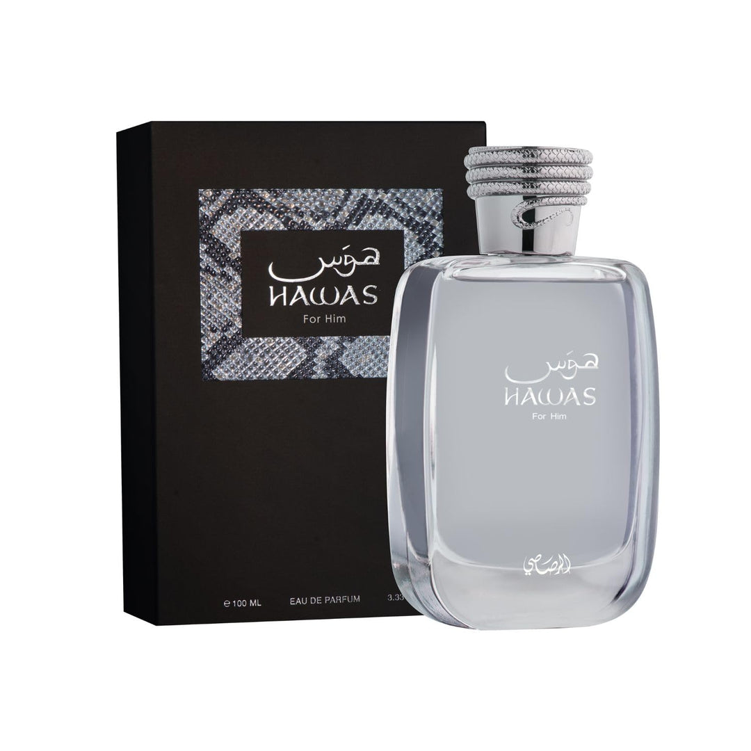 RASASI Hawas Ice Eau de Parfum for Men | 100ml | Premium Arabian Fragrance