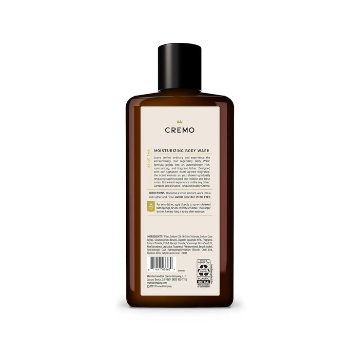 Cremo Body Wash for Men | Italian Bergamot & Neroli Blossom | 16 Fl Oz