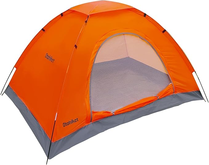 Backpacking Camping Tent Lightweight Portable Waterproof with Carrying Bag for Outdoor Summer Beach