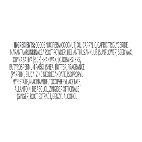 Dove Whole Body Deo Aluminum Free Anti-Chafe Deodorant Stick Coconut & Vanilla for 72h Odor Control 2.6 Oz