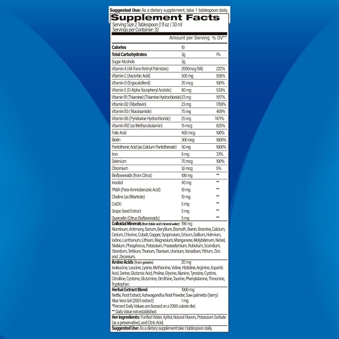 Bariatric Multivitamin Design for Post Bariatric Surgery Mens Patients, Sugar Free, 100+ Vitamins, Minerals & Amino Acids, Supports Muscle, Heart, Brain Health & Energy, 98% Absorption Rate, 32 Serv