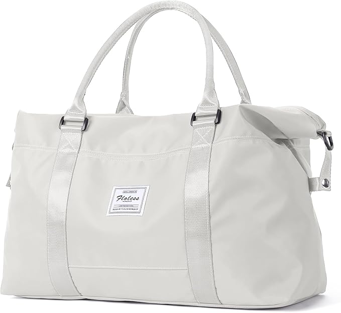 Travel Duffel Bag,Sports Tote Gym Bag,Shoulder Weekender Overnight Bag for Women