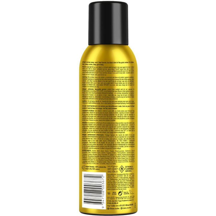 b.tan Self Tanner Bronzing Mist – Fast 1-Hour Sunless Tanning Spray | Vegan, No Smell