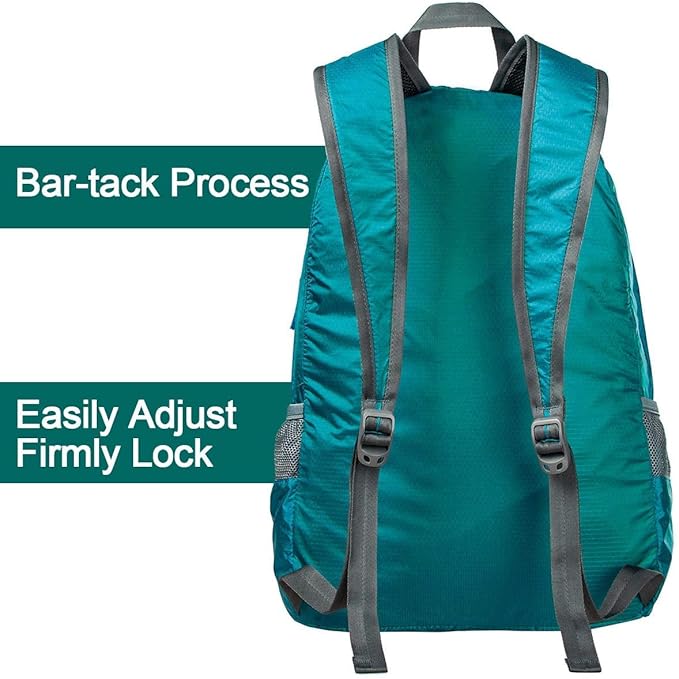 G4Free 20L Lightweight Packable Backpack Travel Hiking Daypack Foldable Backpack for Men Women