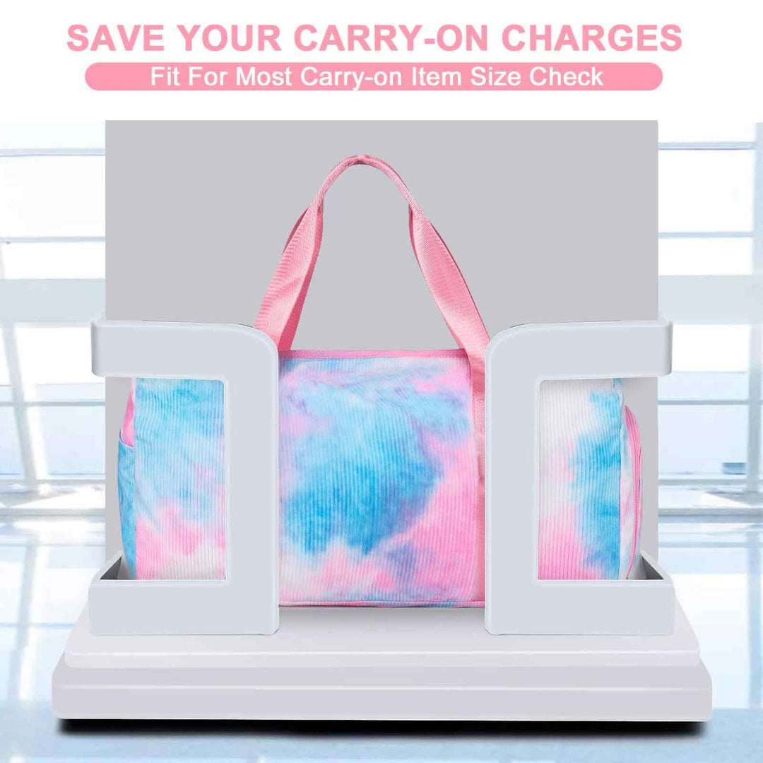 BLUBOON Duffle Bag Girls Kids Cute Gym Bag with Shoes Compartment & Wet Separation Waterproof Sports Overnight Travel Bag