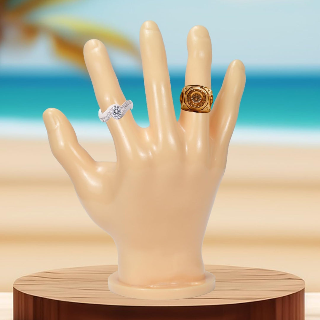 BOAMAU Hand Shaped Basketball Holder Wall Mount Gifts Basketball Room Decor Accessories Art Ball Decor Stand for Basketball, Football, Soccer, Volleyball(skin colour)