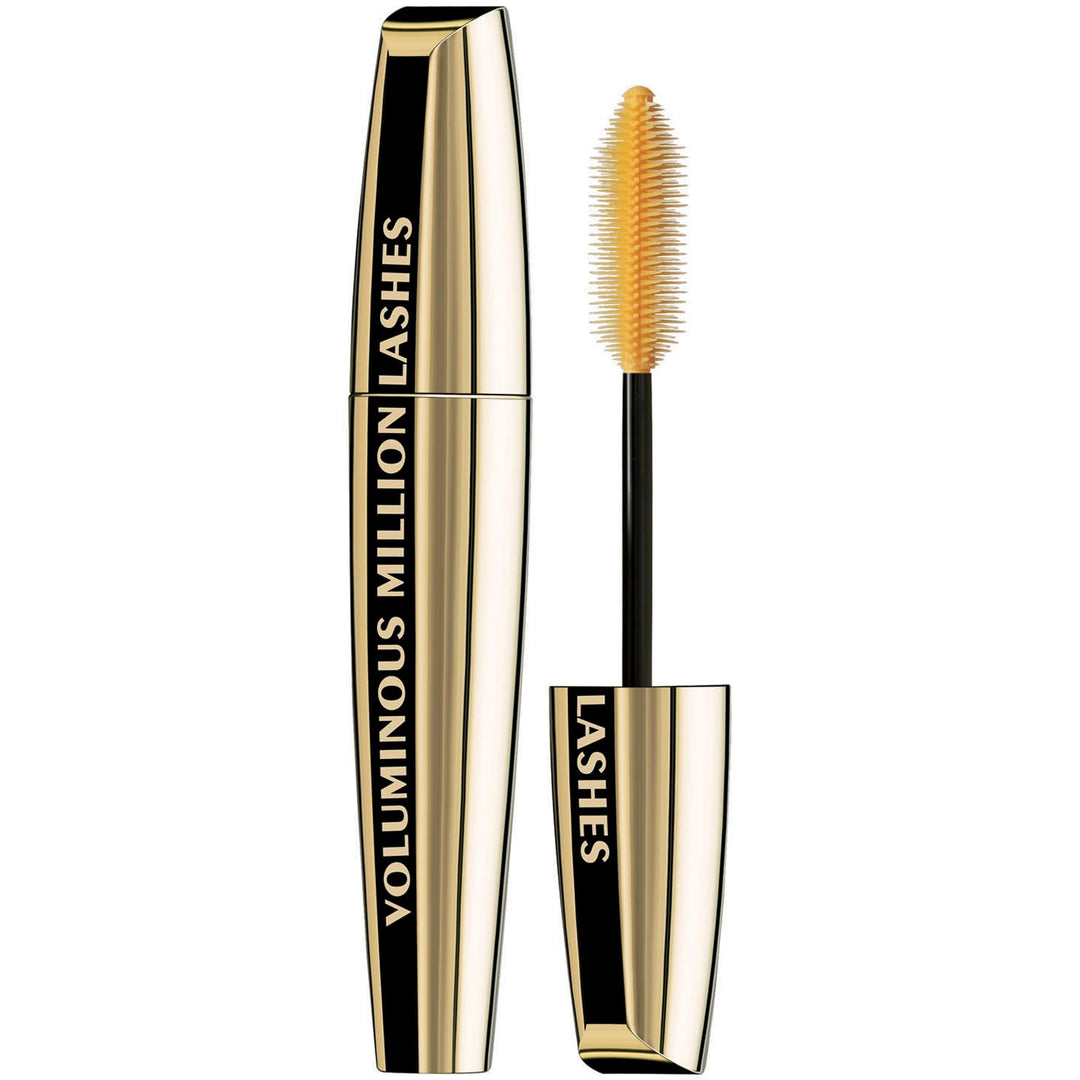 L’Oréal Paris Makeup Voluminous Million Lashes Mascara, Volumizing Collagen Infused Eye Makeup, Amplifying Mascara Brush, Washable, Black, 0.32 Fl Oz., 1 Count