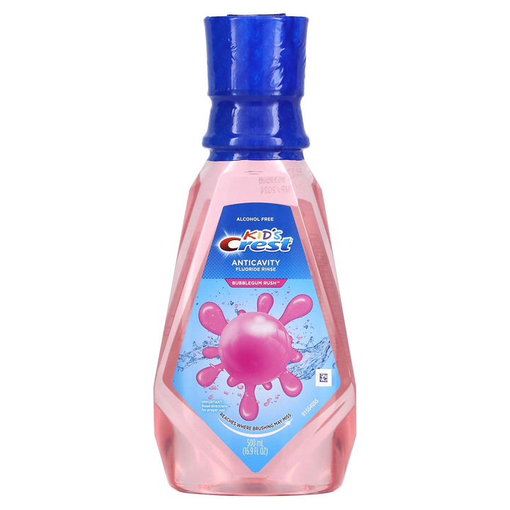 Kid's Crest Anticavity Fluoride Rinse - Bubblegum Rush, 500 ml Mouthwash