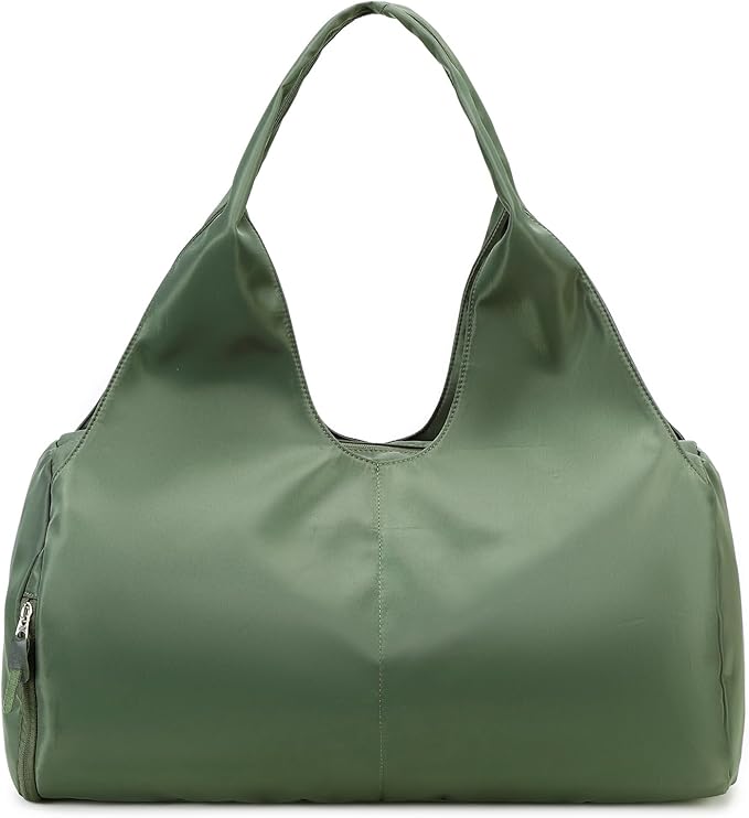 forestfish Yoga Gym Bag for Women with Shoes Compartment & Wet Dry Storage Pockets Lightweight Duffel Bag