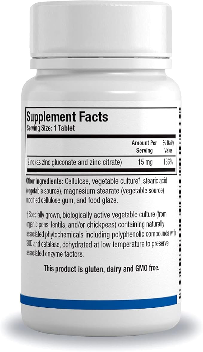 Biotics Research Zn-Zyme – 15 mg zinc, Supports Immune System, Optimal Cellular Function, Digestive, Tissue Health Support 100 Tab