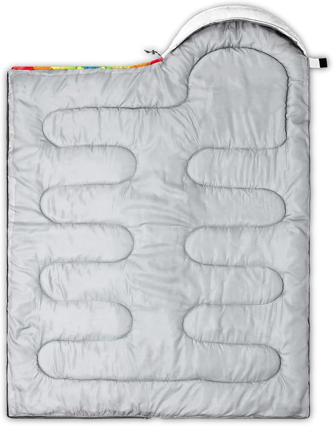 AILONEN Boys Sports Camping Sleeping Bags,Lightweight & Waterproof,3 Season Warm & Cool Weather,Black Player Basketball Sleeping Bags for Kids Adults,Travelling,Outdoors