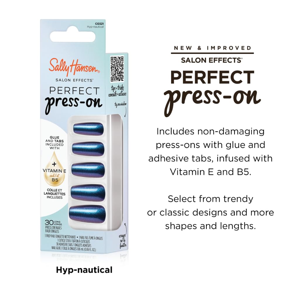 Sally Hansen Instant Cuticle Remover | HYP-Nautical Press-On Nails Kit