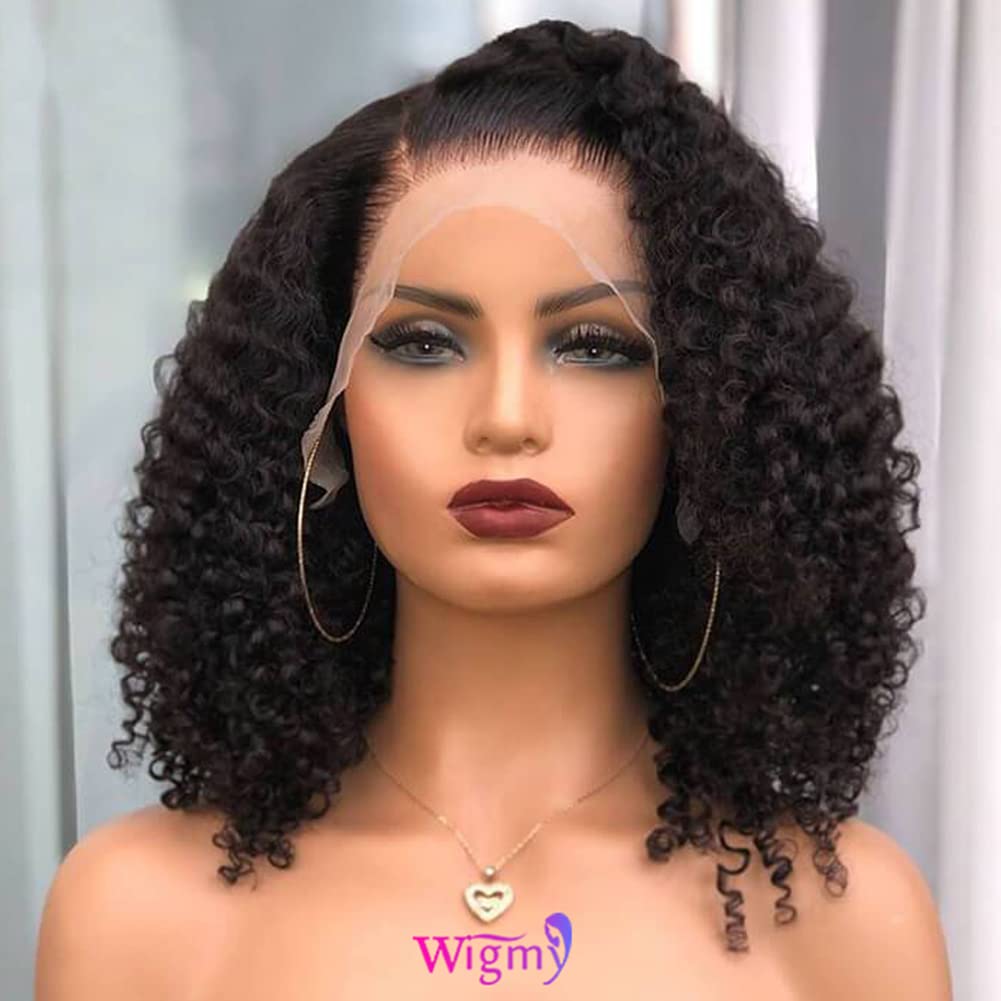 Glueless Wigs Human Hair Pre Plucked With Baby Hair Curly Human Hair Wig 200% Density 13X4 Mongolian Wear And Go Hd Lace Front K