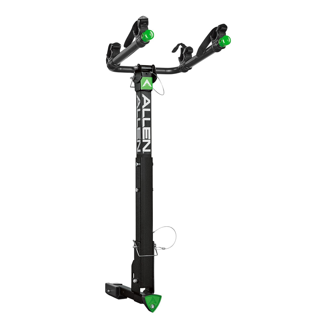 Allen Sports Deluxe Locking Quick Release 2-Bike Carrier for 2 in. and 1 1/4 in. Hitch, Model ZN522Q, Black