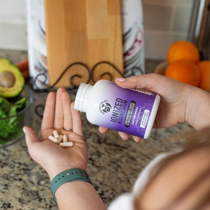 Ionized Magnesium - Magnesium Glycinate, Citrate, Ascorbate - 180 Capsules