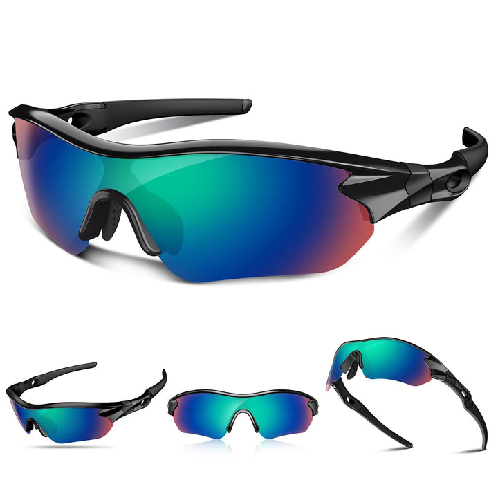 Polarized Sports Sunglasses for Men Women Youth Baseball Running Fishing Tennis Golf Cycling Driving Motor TAC UV400 TR90