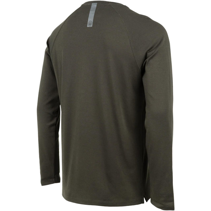 Beretta Men's Scout Performance Relaxed Fit Thermal Long Sleeve Henley Shirt for Hunting/Shooting/Active Wear, Peat, Small