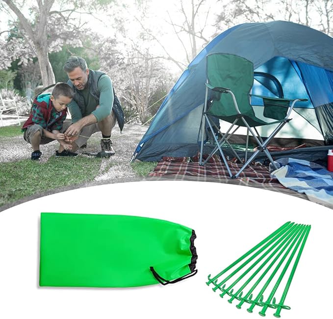 Bag Camping Tent Stakes Heavy Duty Lime Nylon Sack Waterproof Pocket Ditty Camp Accesorries Storage Peg Bag