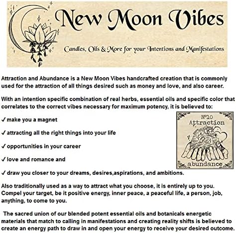 Attraction Abundance Essential Oils Herbal Spell Ritual Bath Salts with Real Herbs Botanicals Infused Enhance Beauty Love Power Control Success Confidence Attain Dreams Goals Self Love Acceptance