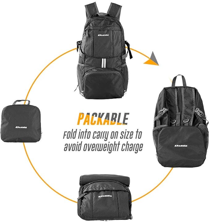 35L Lightweight Packable Backpack Waterproof Durable Hiking Travel Backpack Daypack