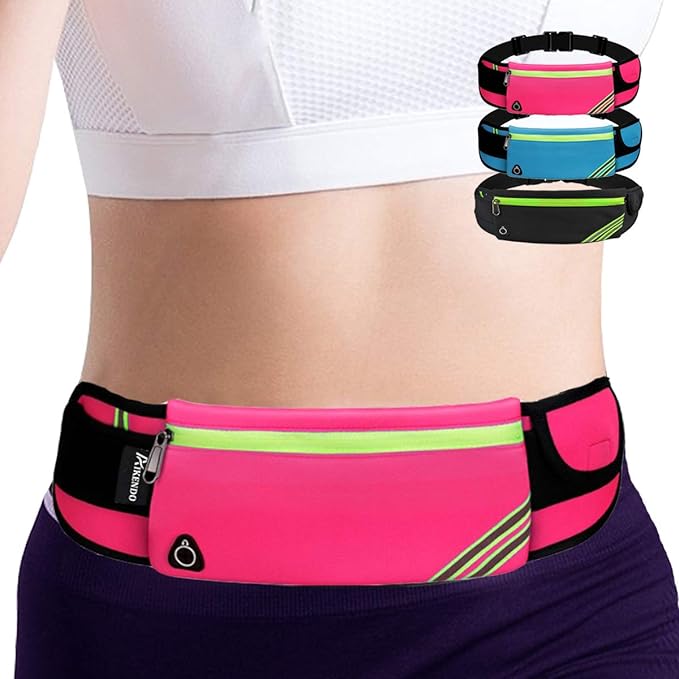 Women Fanny Pack Running Belt,Belt Bag,Water Resistant Wasit Pack Bag for Hiking Fitness,Phone Carrier,Running Gear.