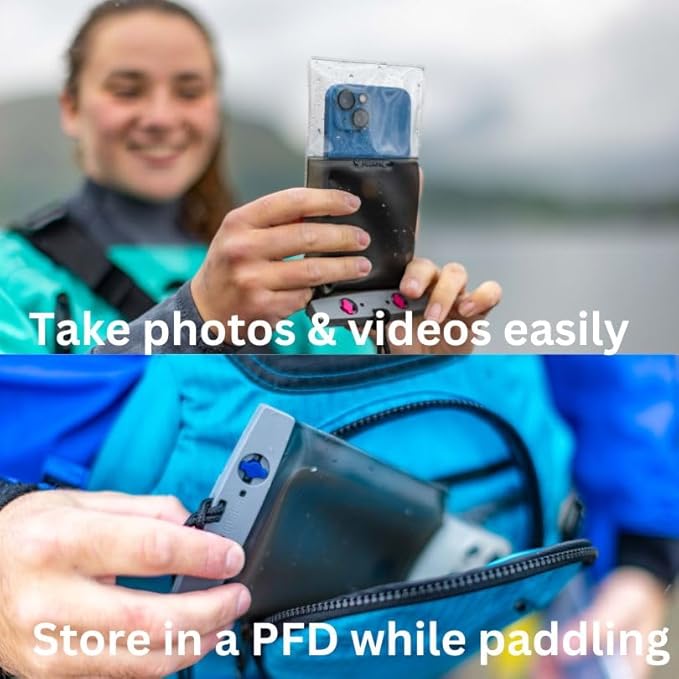 Aquapac Waterproof Phone Case, Small, Lime Green, Lanyard, iPhone and Android, Made in The UK, Hiking, Mountain Biking, Running Accessory, Travel Essential, 5 Year Warranty. IPX8 Certified to 30 ft.