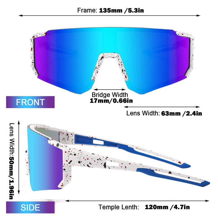 Youth Baseball Sunglasses For Boys Girls,UV400 Viper Sunglasses Youth,Cycling glasse Running Golf