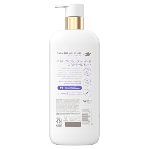Dove Calming Moisture Body Wash 3% renewing serum with retinol & chamomile 18.5 Fl Oz